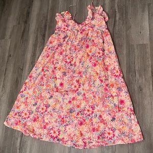 NWT H&M tiny flower maxi dress L